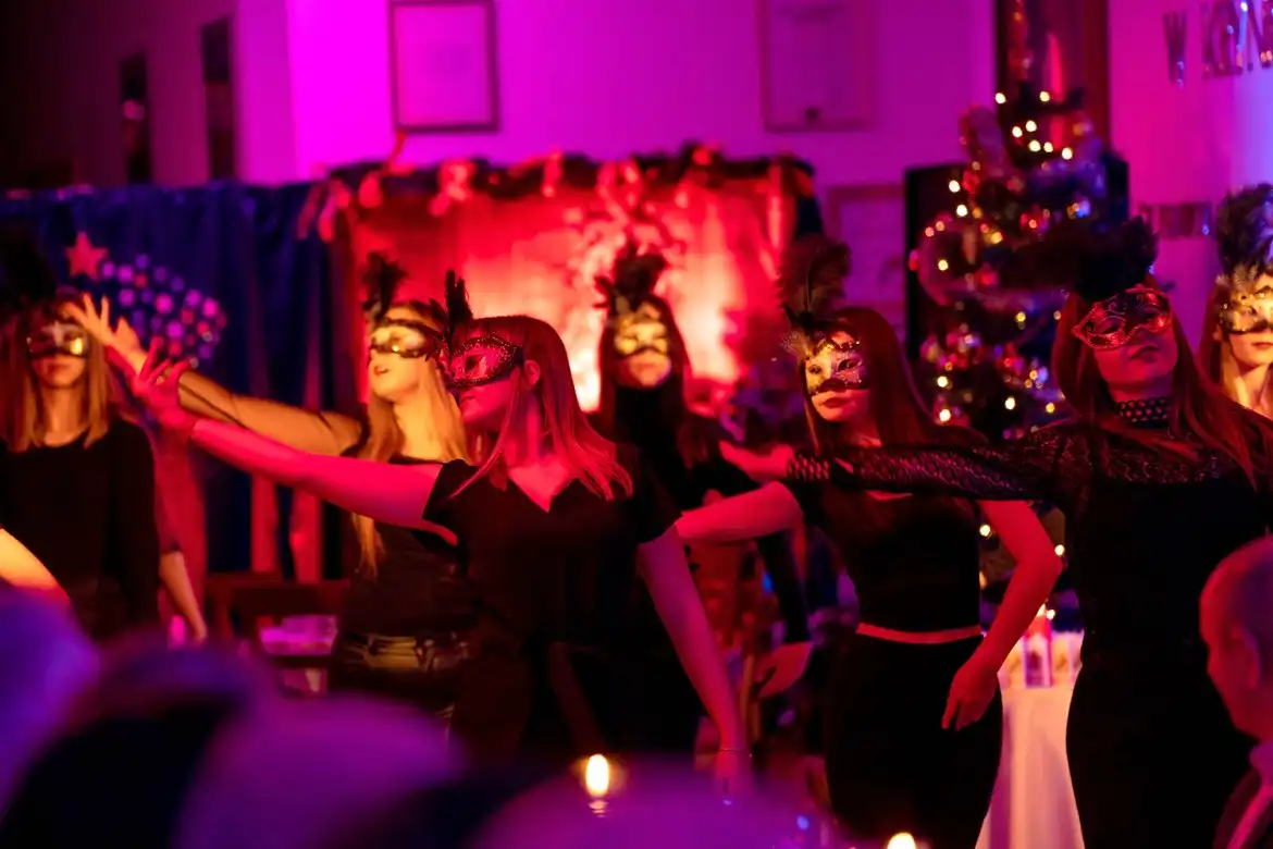 Spotkanie przy wigilijnym stole w ZSP w Krynicy-Zdroju