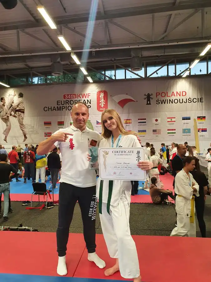 Grybowianka Karolina Sekuła z brązowym medalem Mistrzostw Europy w Karate Kyokushin