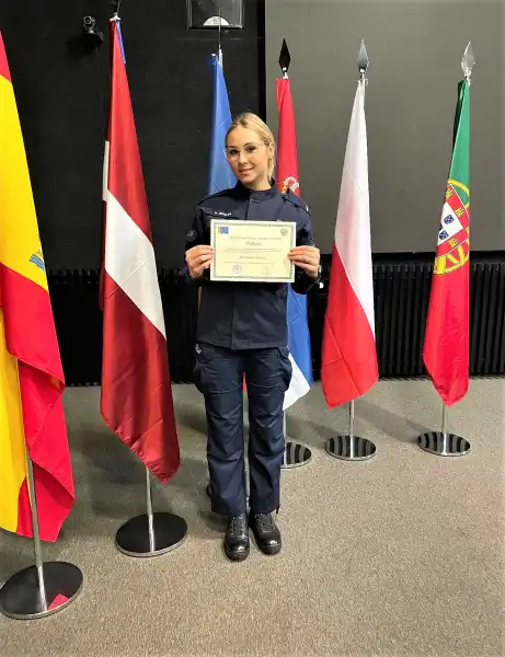 Sądecka policjantka z wizytą w Hiszpańskiej Akademii Policji Narodowej w Ávili