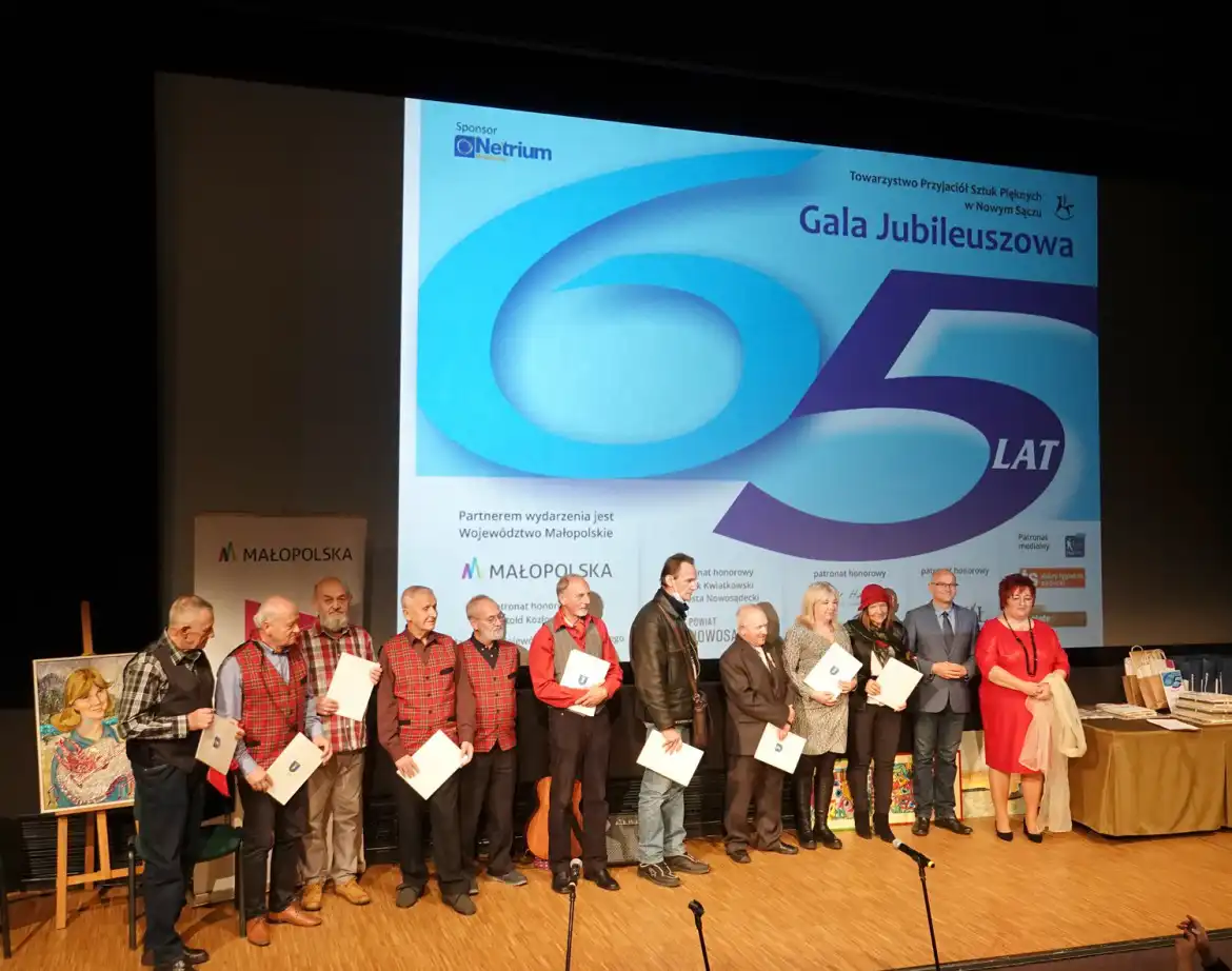 Towarzystwo Przyjaciół Sztuk Pięknych w Nowym Sączu obchodzi jubileusz 65-lecia