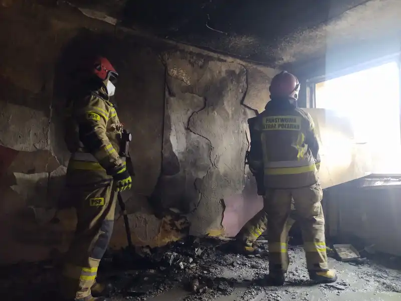 Nowy Sącz: Pożar mieszkania w budynku na ul. Sienkiewicza