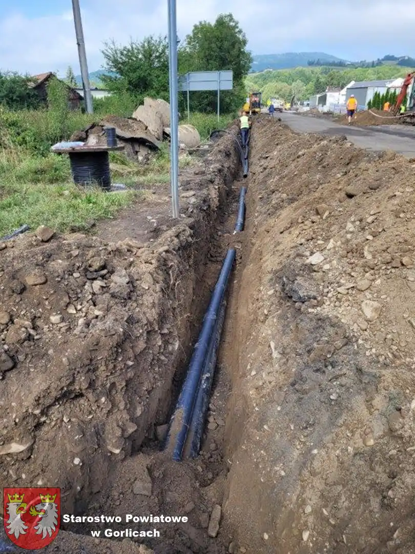 Trwają prace związane z przebudową drogi powiatowej w Szymbarku