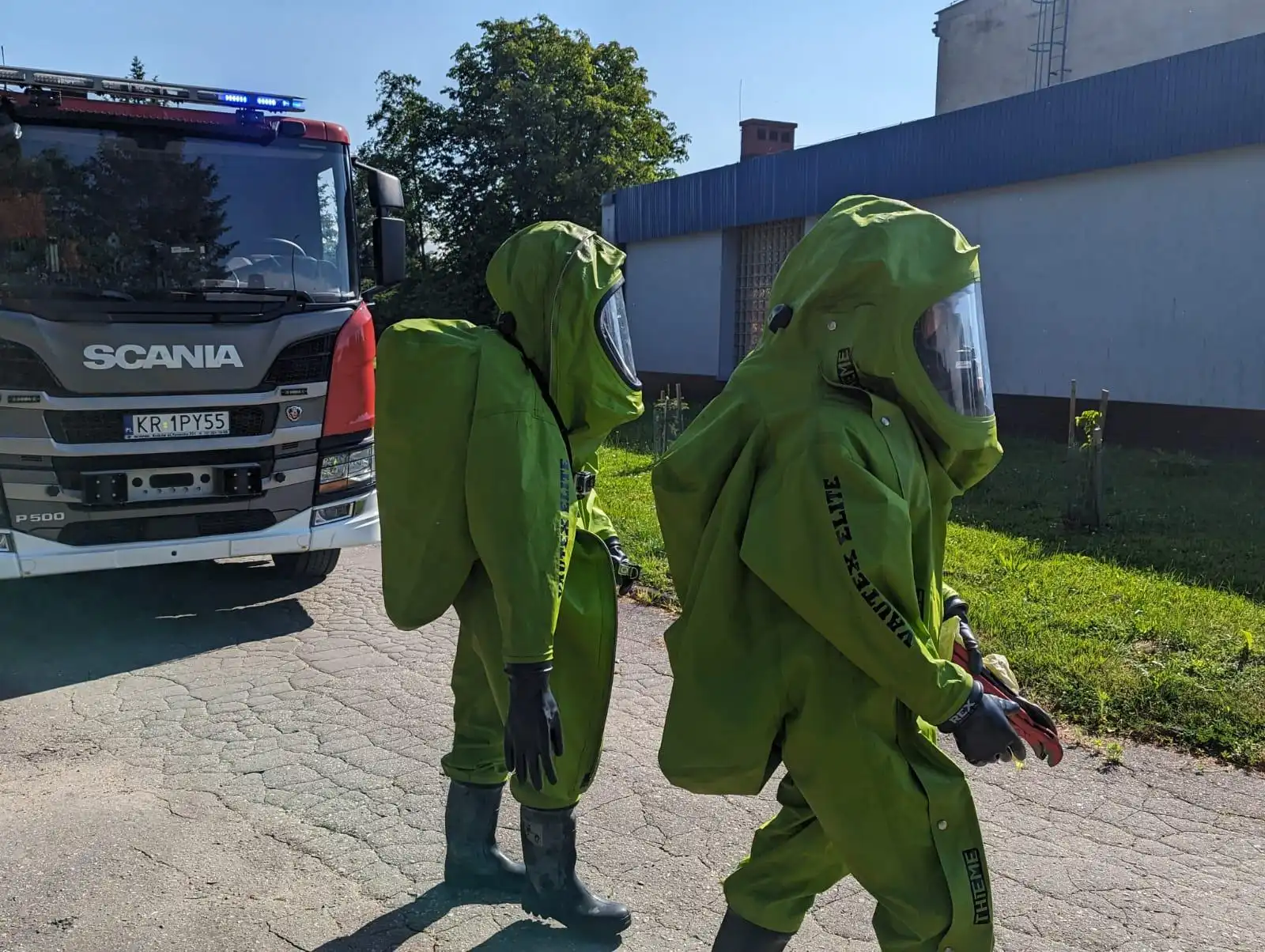 Świniarsko: Incydent w pomieszczeniu chlorowni wodociągów. Interweniowali strażacy