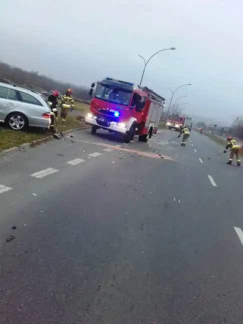 Kolizja na Al. Piłsudskiego w Nowym Sączu [FILM]