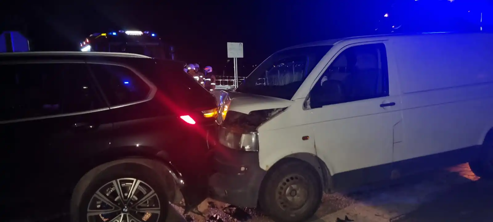 Kolizja dwóch osobówek w Starym Sączu