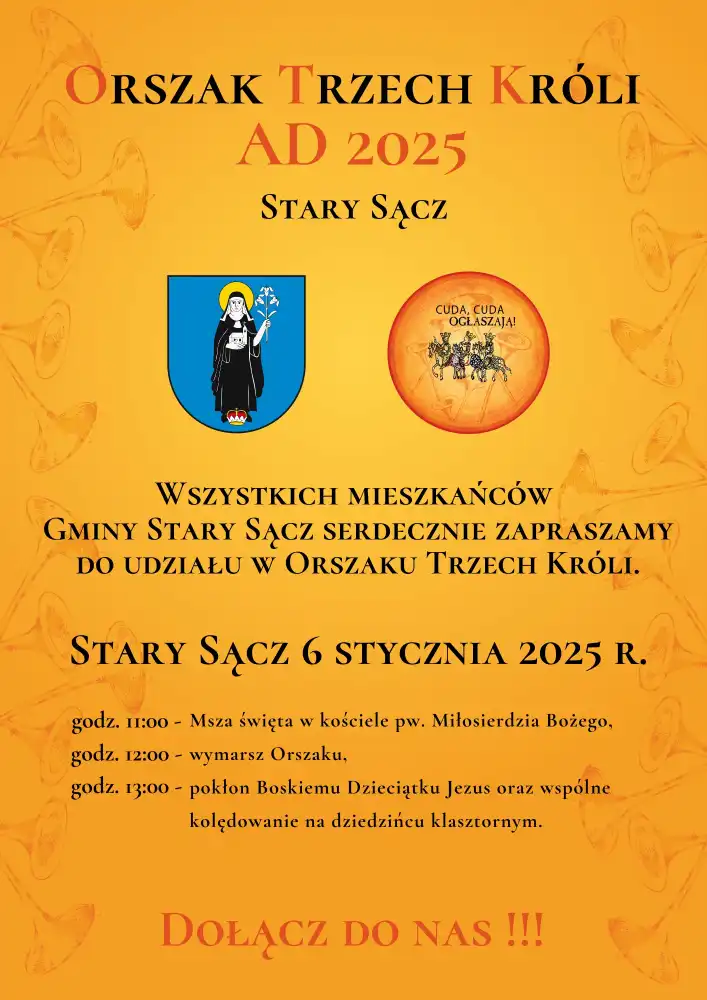 Radosne kolędowanie i wspólne pokłony. Orszak Trzech Króli w Starym Sączu