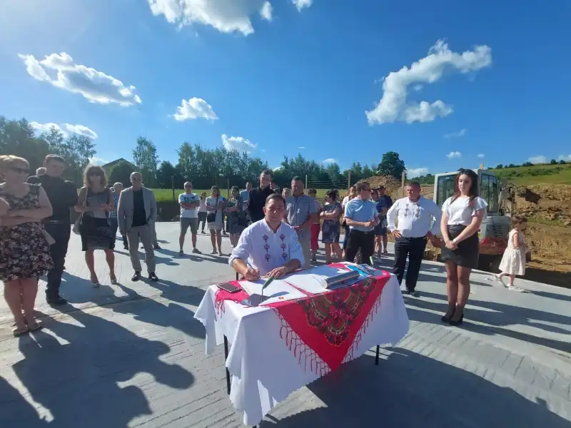 Akt erekcyjny pod inwestycję w Łyczanej wmurowany