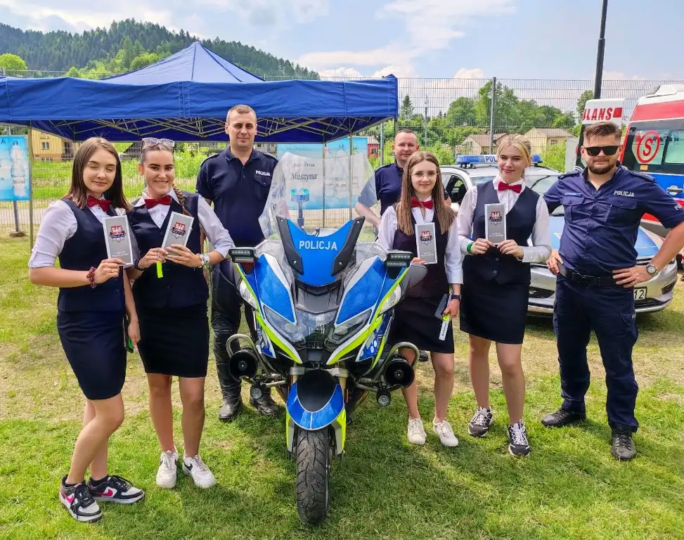 Dzień Dziecka z sądecką Policją. Mundurowi promowali bezpieczne zachowania na drodze