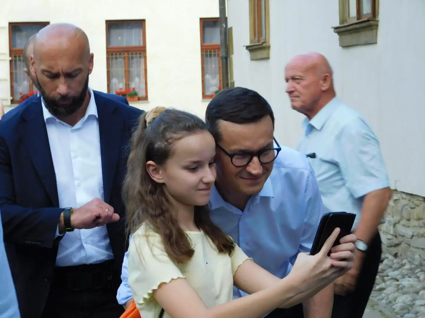 Premier Mateusz Morawiecki z wizytą w Starym Sączu [FILM]