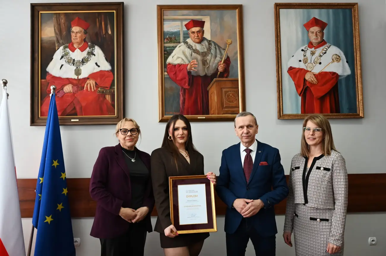 Sukces studentki z Nowego Sącza. Ministerialne stypendium i uroczyste gratulacje