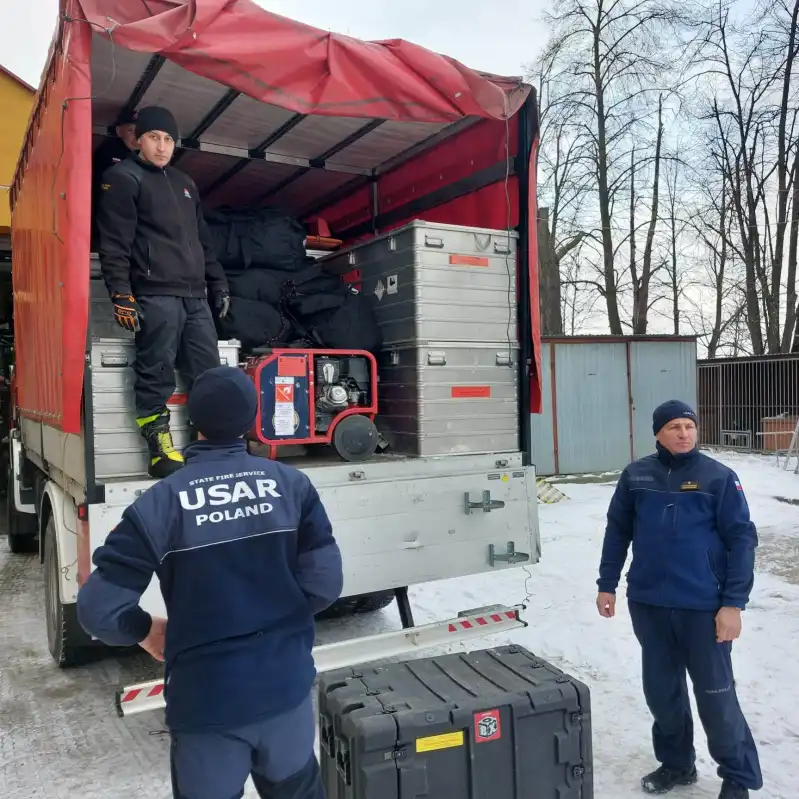 Strażacy z SGPR "Nowy Sącz" wezmą udział w akcji ratowniczej po trzęsieniu ziemi w Turcji