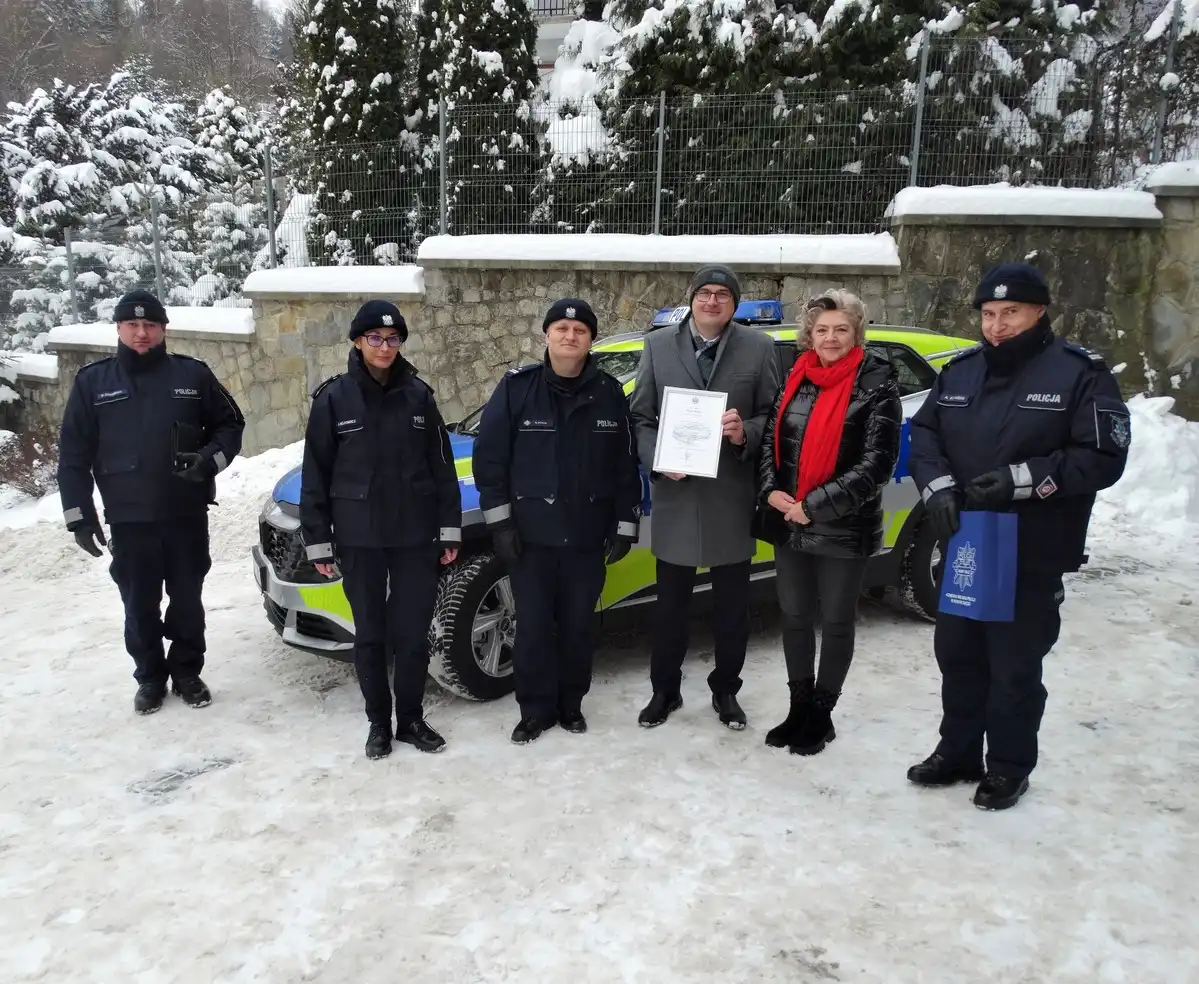 Funkcjonariusze Komisariatu Policji w Krynicy-Zdroju mają nowy radiowóz