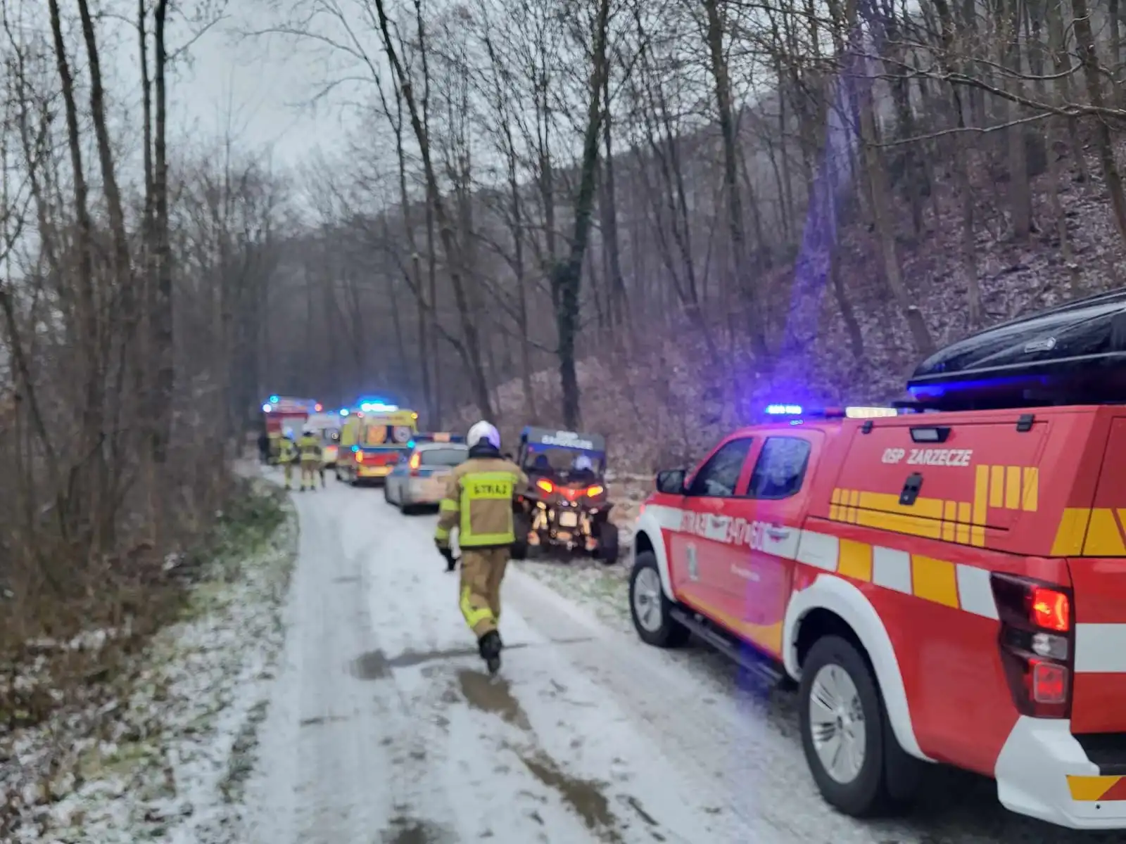 Dachowanie Nissana w Łącku