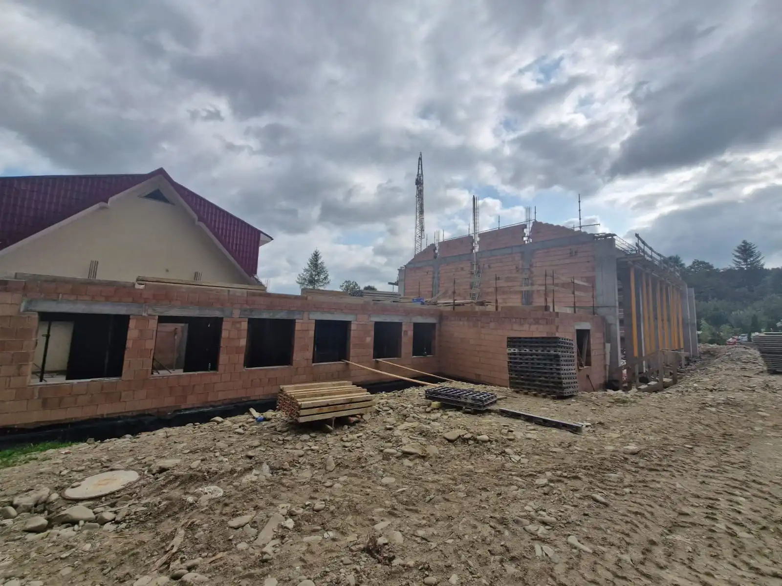 Nowa sala gimnastyczna w Skrudzinie nabiera kształtów