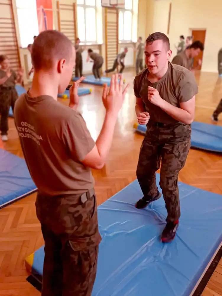 Uczniowie ZS w Marcinkowicach wzięli udział w treningu z mistrzynią świata