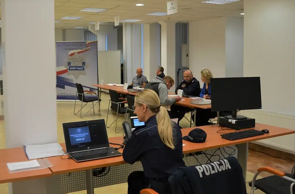 Ćwiczenia pod kryptonimem „EGIDA-22” w sądeckiej komendzie