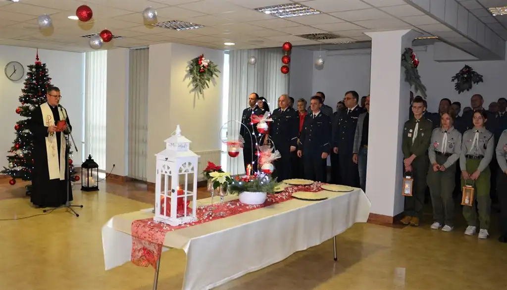 Spotkanie opłatkowe w sądeckiej komendzie