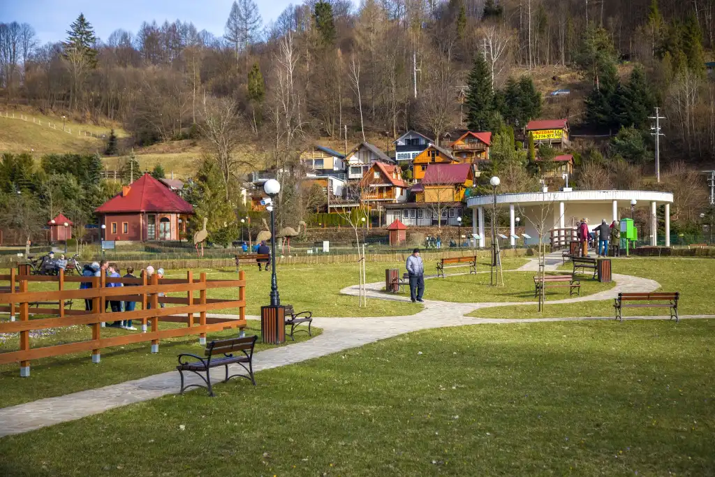 Krokusy i pierwszy dzień wiosny w muszyńskich ogrodach