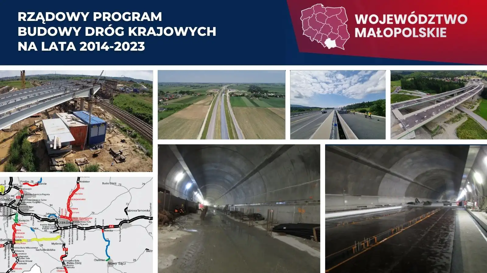 Rządowy Program Budowy Dróg Krajowych 2030: Do końca 2023 r. powstaną m.in. obwodnica Chełmca i Nowego Sącza w ciągu DK28