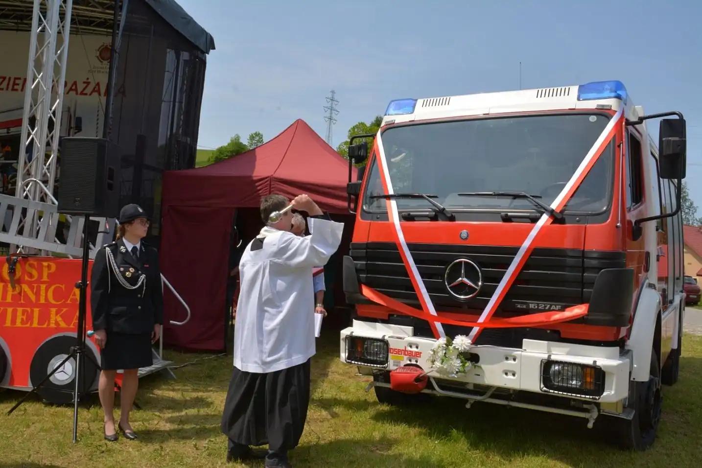 OSP z Lipnicy Wielkiej ma nowy samochód ratowniczo-gaśniczy