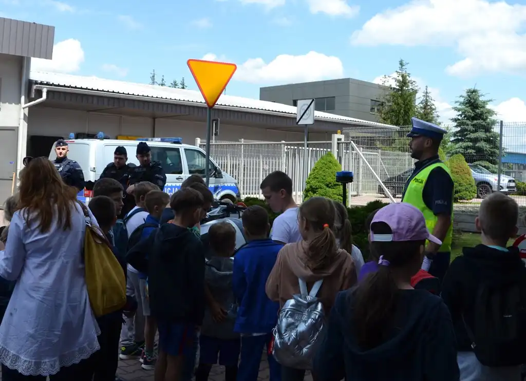 Komenda Miejska w Nowym Sączu zaprosiła najmłodszych na dzień otwarty