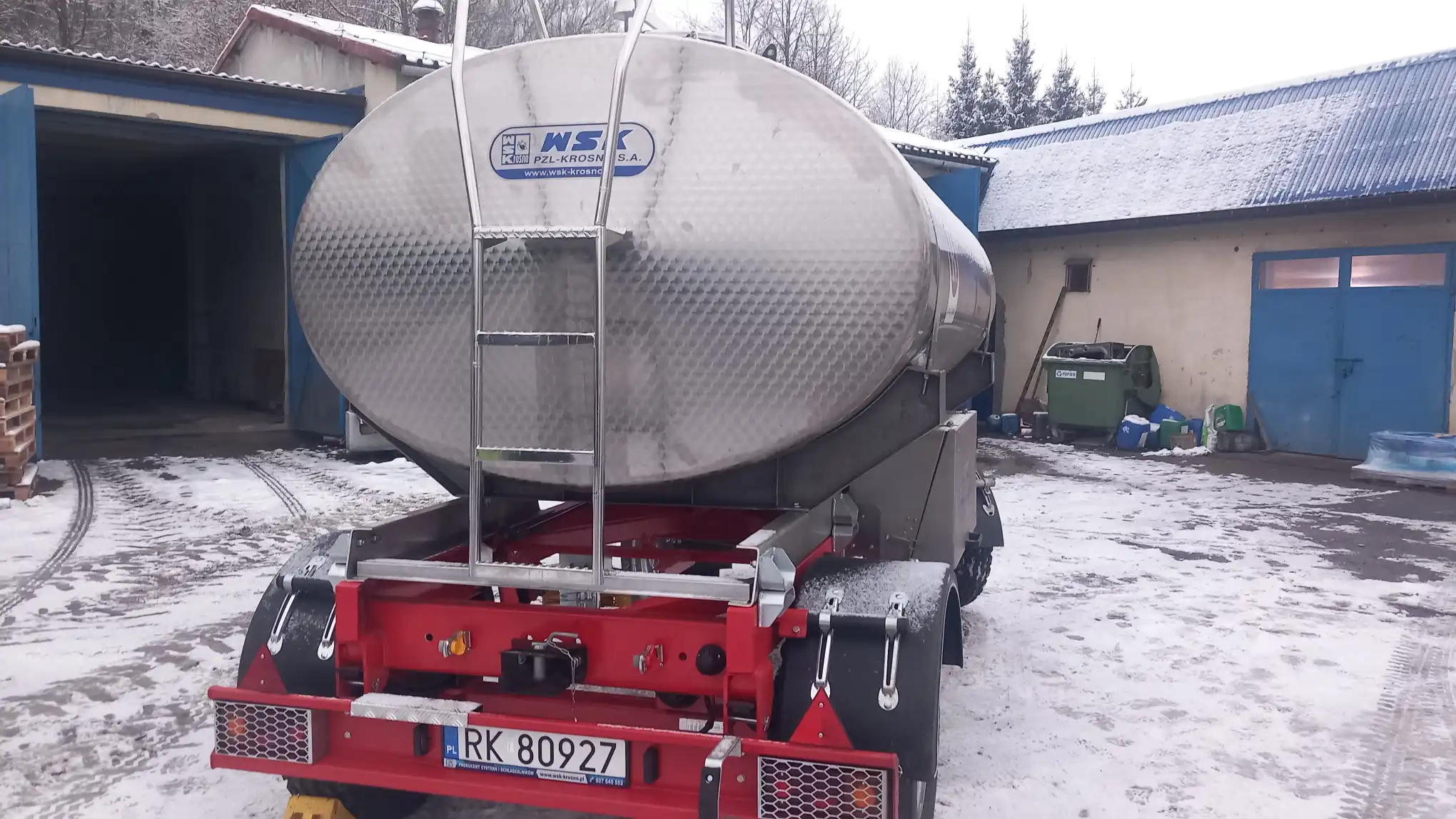 Nowa cysterna do transportu wody w Tymbarku