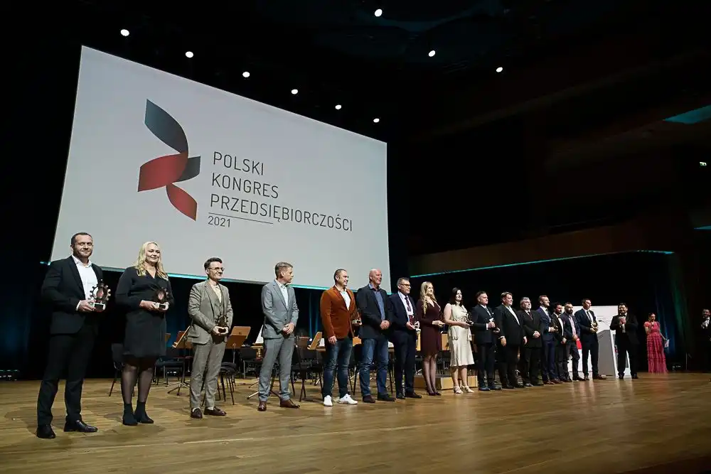 Uroczysta gala podczas Polskiego Kongresu Przedsiębiorczości w Krakowie