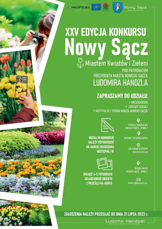 25. edycja Konkursu "Nowy Sącz Miastem Kwiatów i Zieleni"