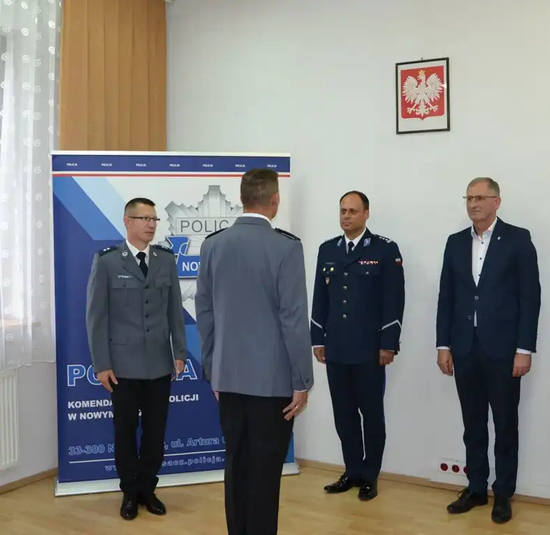 Nowy Komendant Komisariatu Policji w Piwnicznej-Zdroju
