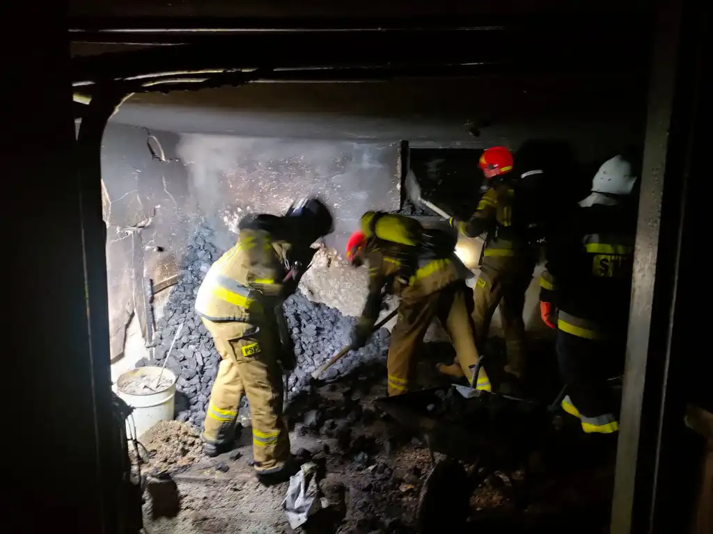 Ptaszkowa: W kotłowni jednego z domów wybuchł pożar