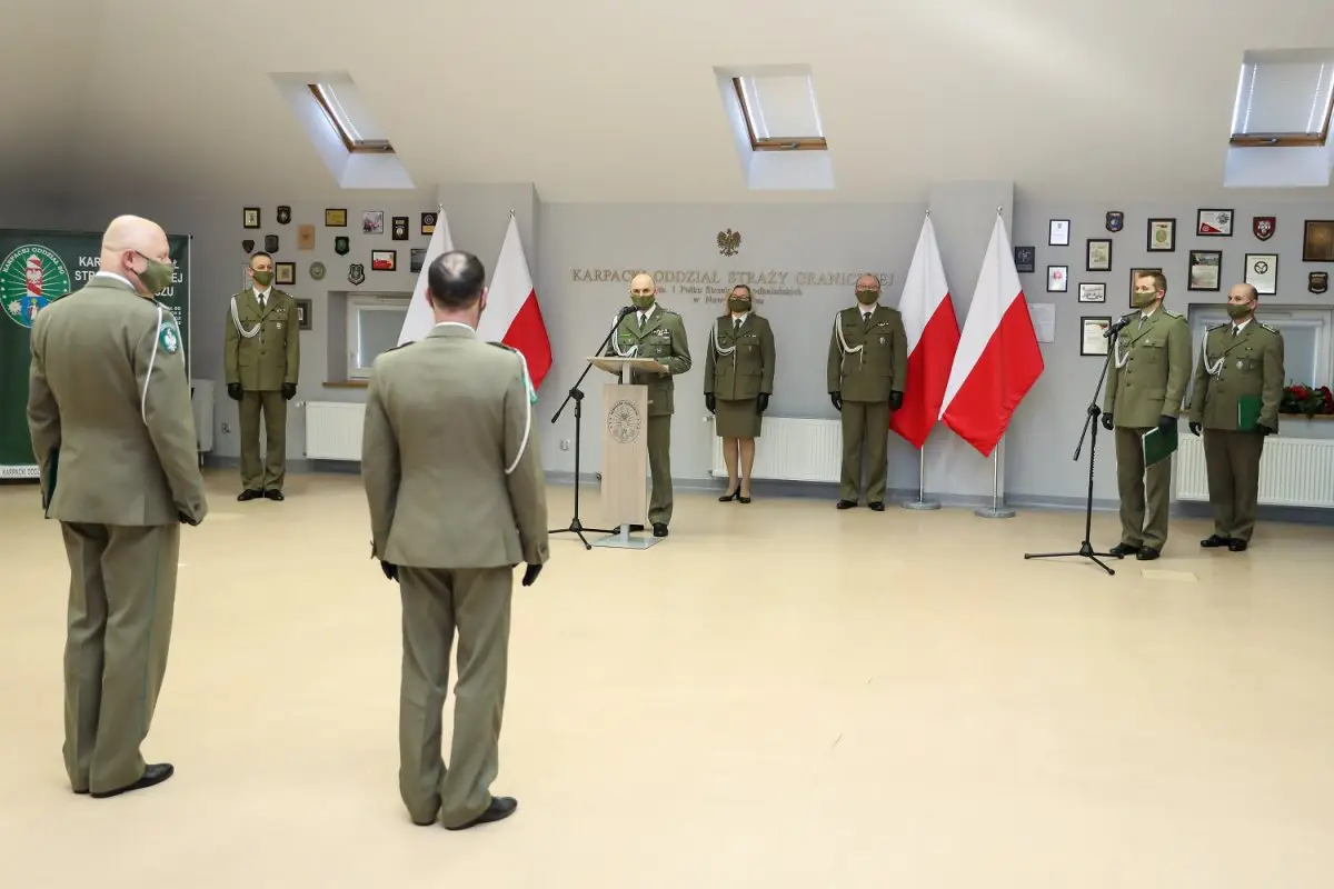 W lutym 6 funkcjonariuszy KaOSG pożegnało się z mundurem, w tym Ppłk SG Marcin Wojtyga
