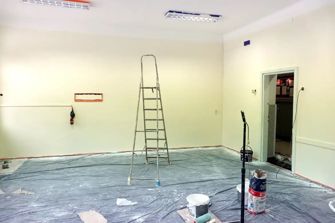 W ZS w Marcinkowicach trwają prace remontowe