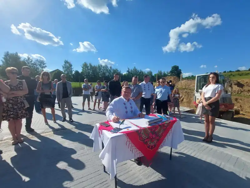 Akt erekcyjny pod inwestycję w Łyczanej wmurowany