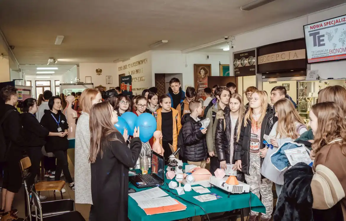 Tłumy ósmoklasistów na Dniu Otwartym ZSP w Krynicy-Zdroju