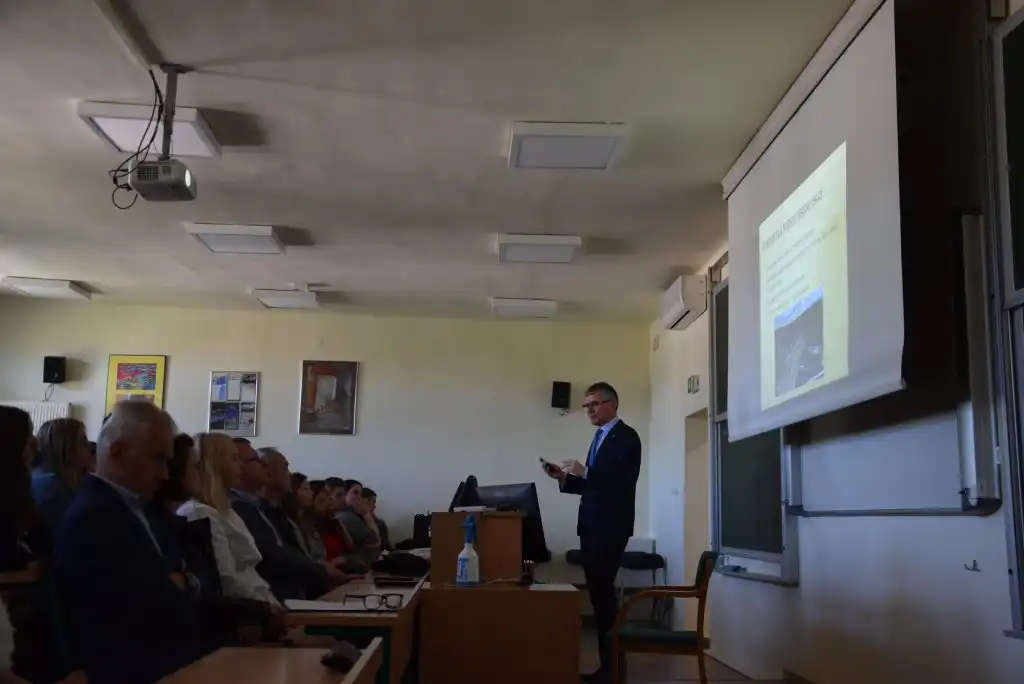 Burmistrz Jacek Lelek spotkał się ze studentami PWSZ