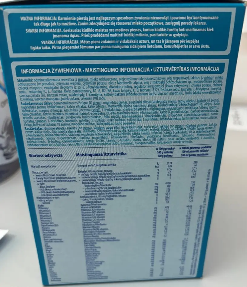 GIS ostrzega przed mlekiem dla niemowląt. Wycofano dwie partie popularnego produktu