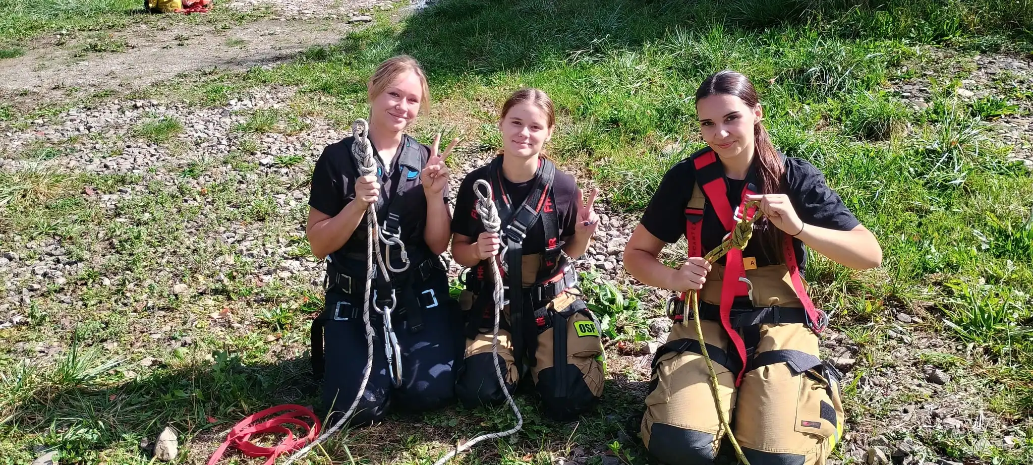 Z komory ogniowej na tor przeszkód. Kursanci OSP w akcji!