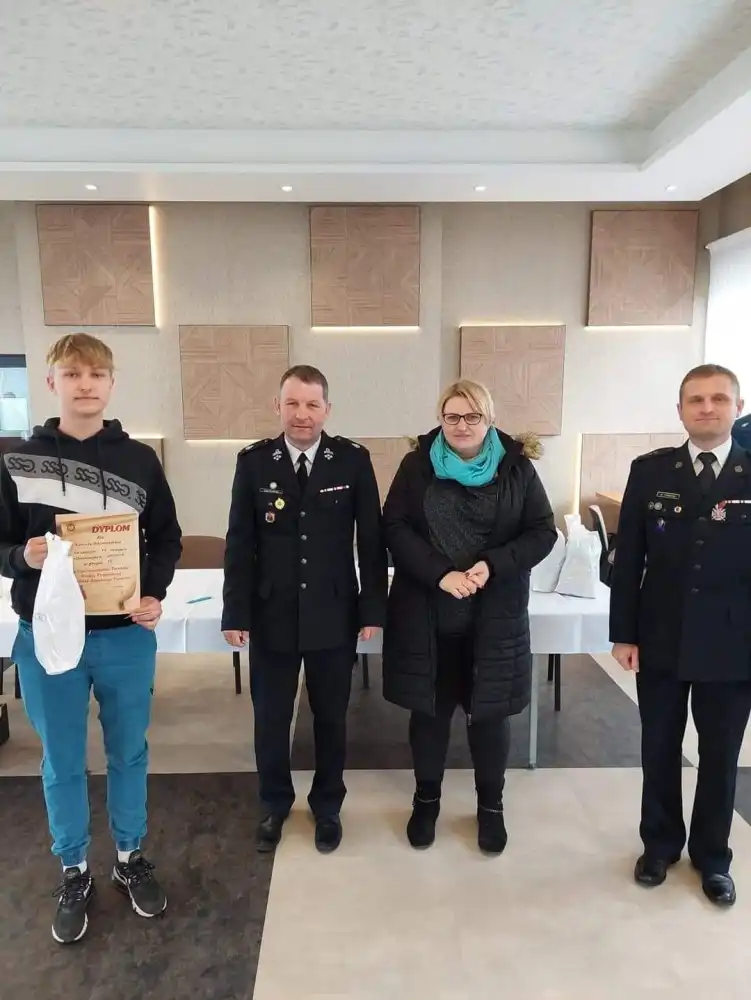 W ZS w Łącku są strażacy ochotnicy