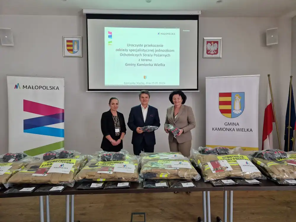 Kamionka Wielka: gminne jednostki OSP mają nową specjalistyczną odzież ochronną