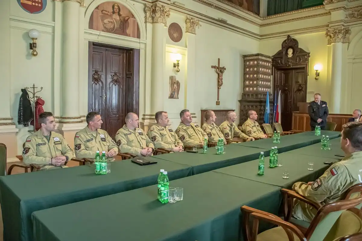 Nowy Sącz: Prezydent podziękował strażakom SGPR „Nowy Sącz” za działania ratownicze w Turcji