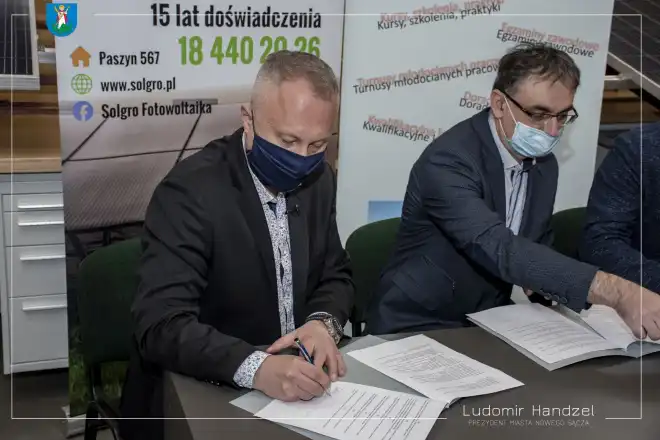 Nowy Sącz: Prezydent podpisał umowę o współpracy z firmą SOLGRO