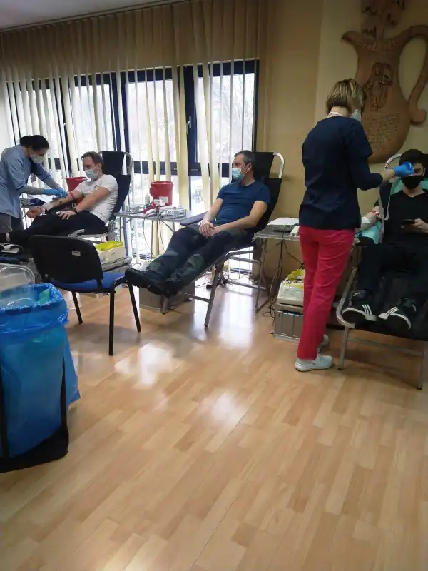 W PSP w Krynicy Zdroju odbyła się akcja poboru krwi. Dawcy oddali ponad 15 litrów krwi