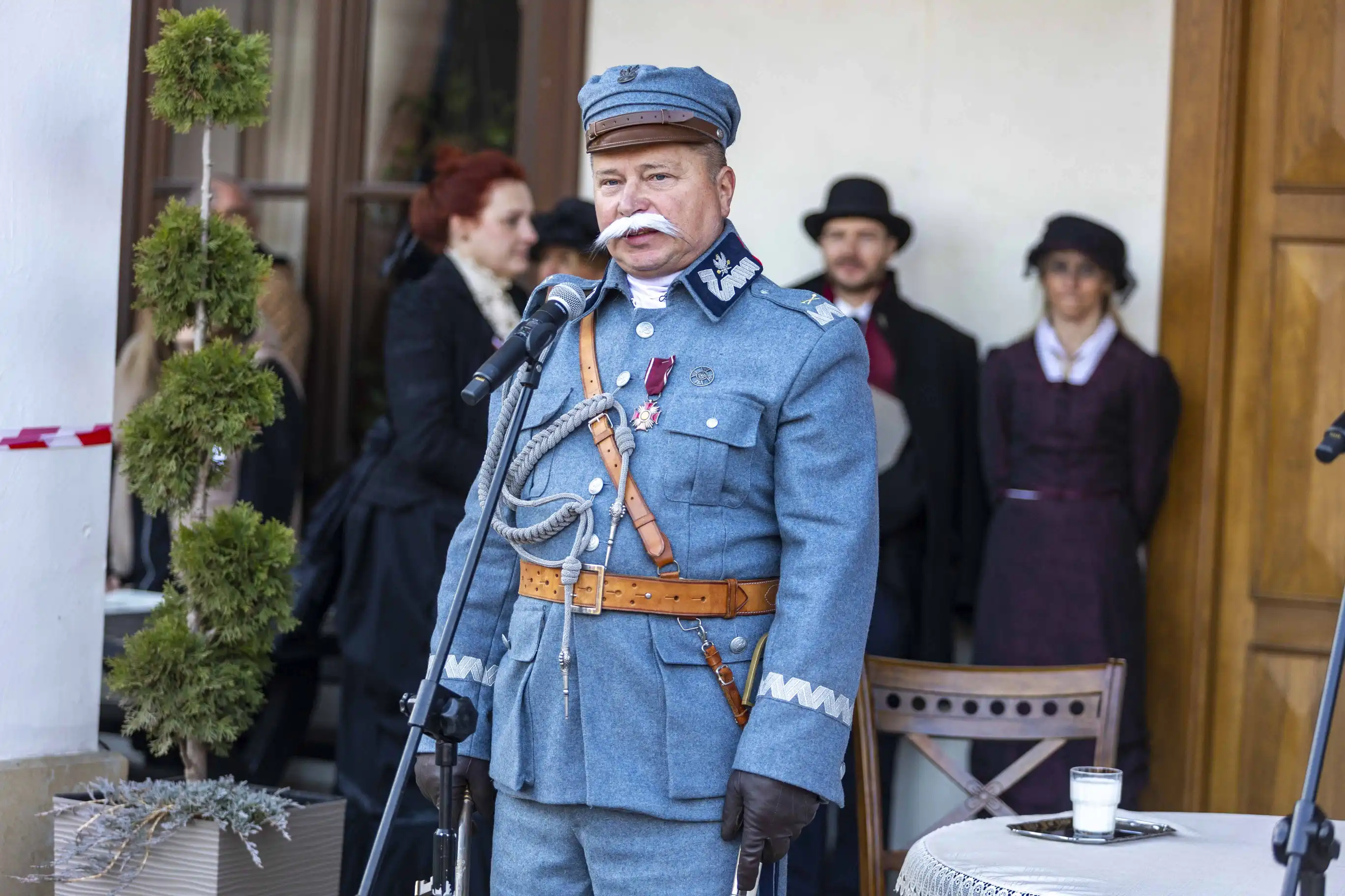Patriotyczne obchody 11 Listopada w Miasteczku Galicyjskim. W hołdzie Piłsudskiemu
