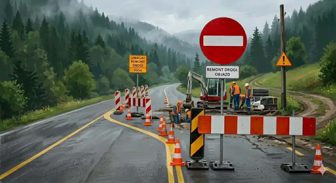 Uwaga! W dniach 27 listopada - 1 grudnia zamknięta jedna z dróg powiatowych