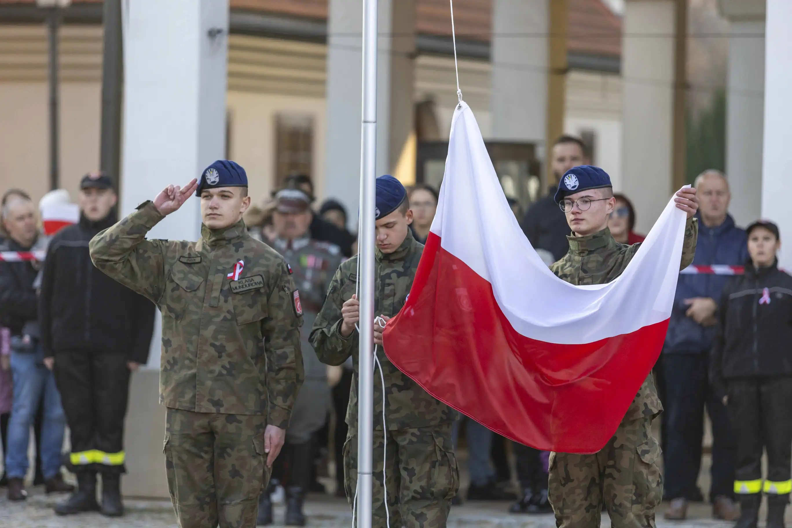 Patriotyczne obchody 11 Listopada w Miasteczku Galicyjskim. W hołdzie Piłsudskiemu