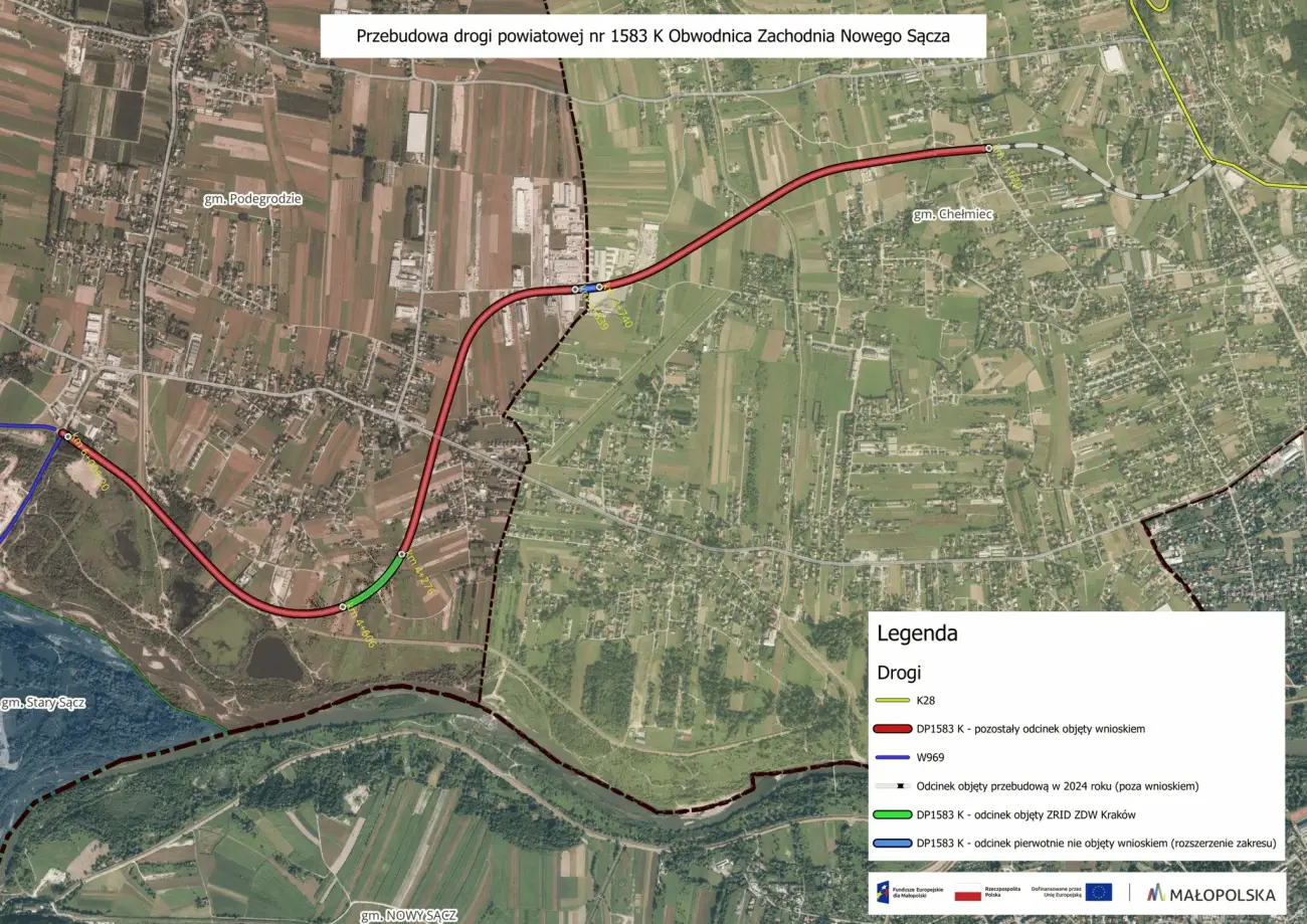Rusza przebudowa zachodniej obwodnicy Nowego Sącza. Kierowców czekają objazdy