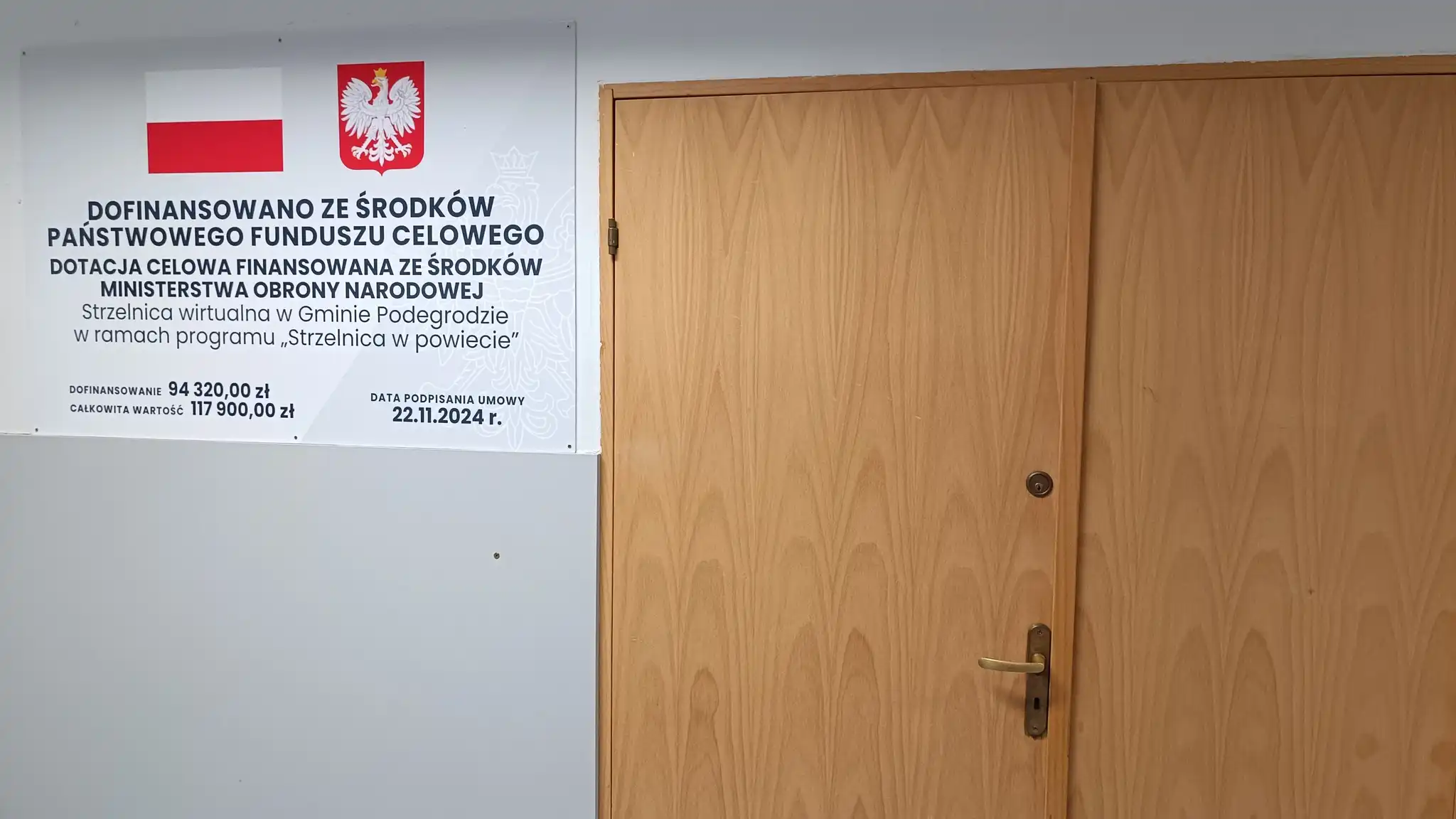 Bezpieczne treningi i edukacja w wirtualnej strzelnicy. Podegrodzie z nowym obiektem