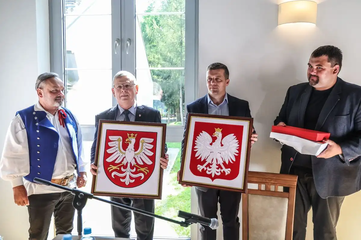 Marszałek Witold Kozłowski z wizytą w Gminie Łużna