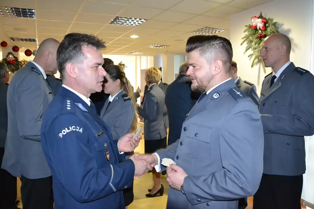 Spotkanie opłatkowe w sądeckiej komendzie