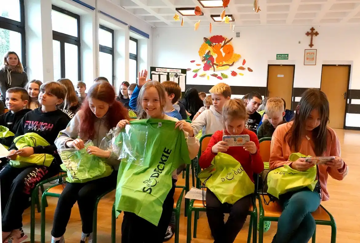 Starosta nowosądecki odwiedził dzieci z Ukrainy przebywające w Domu Wczasów Dziecięcych w Piwnicznej-Zdroju